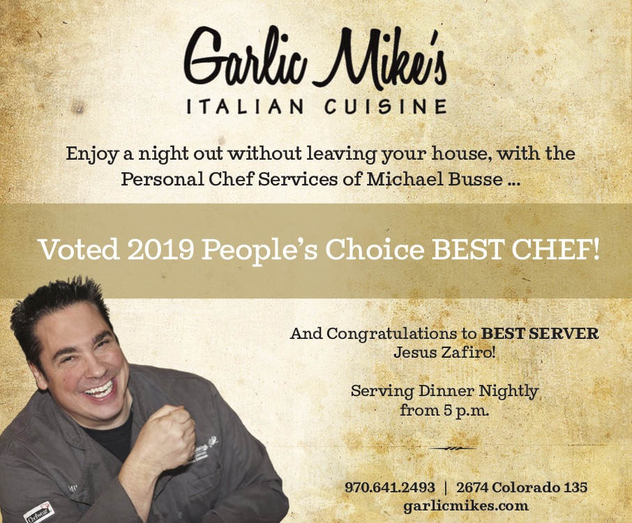 Voted 2019 People's Choice BEST CHEF!