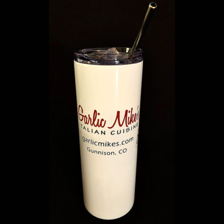 Travel Tumbler with Reusable Straw